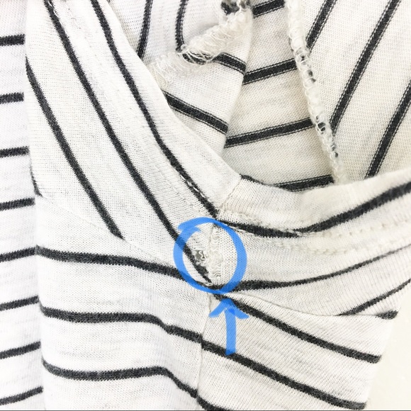 Vince Classic Soft Striped Tee - Picture 6 of 6